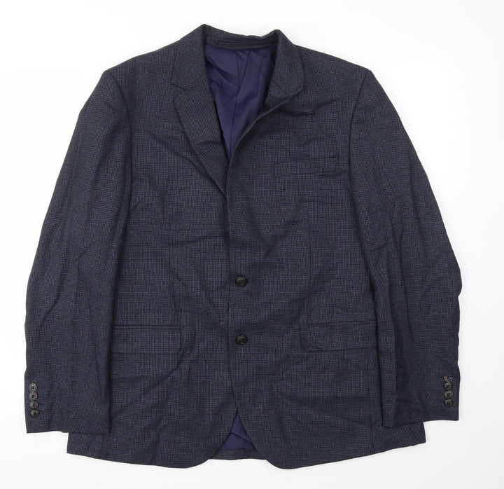 M&S Mens Blue Jacket Blazer Size 42