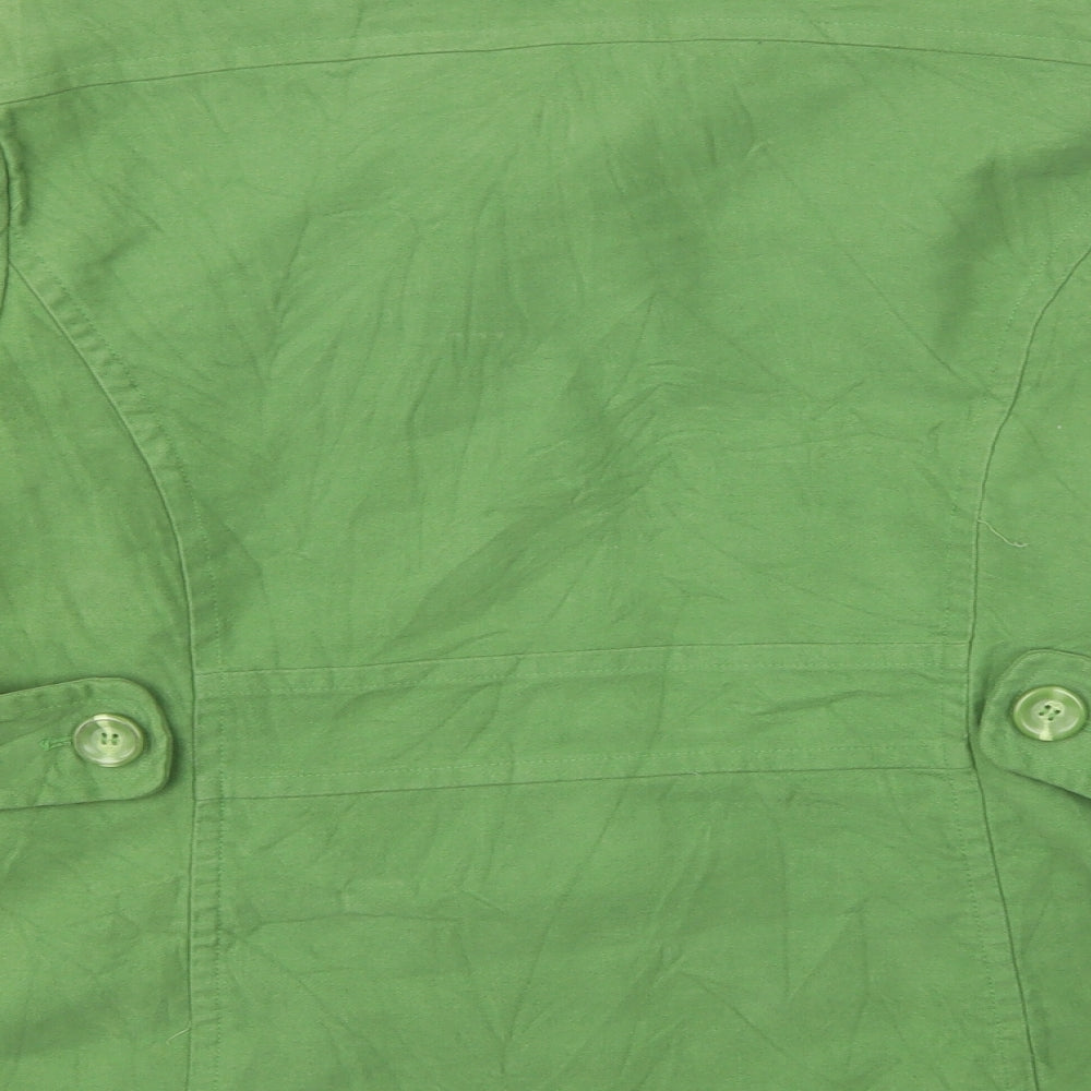 Debenhams Womens Green   Jacket Coat Size 16