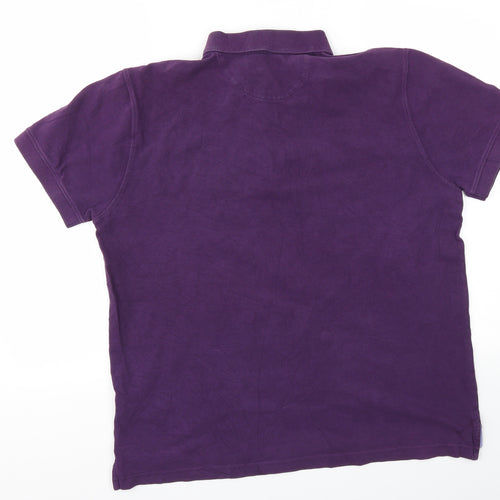 Cottonworld Womens Purple   Basic T-Shirt Size XL