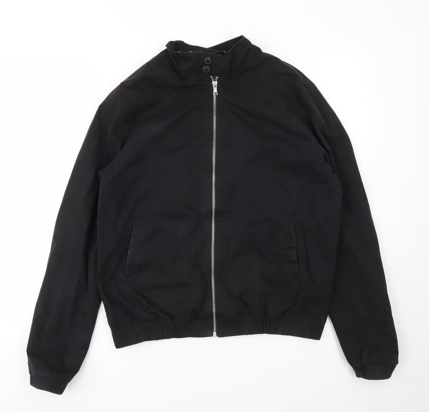 Topman Mens Black   Jacket Coat Size L
