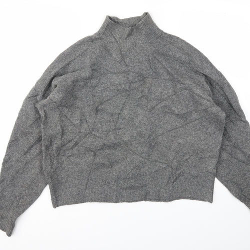 H&M Womens Grey   Pullover Jumper Size S