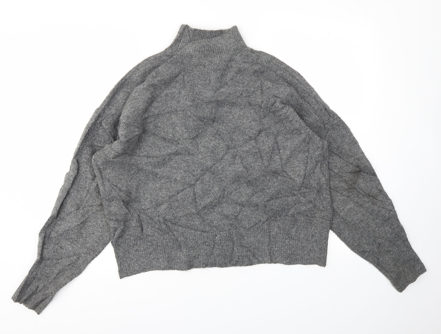 H&M Womens Grey   Pullover Jumper Size S