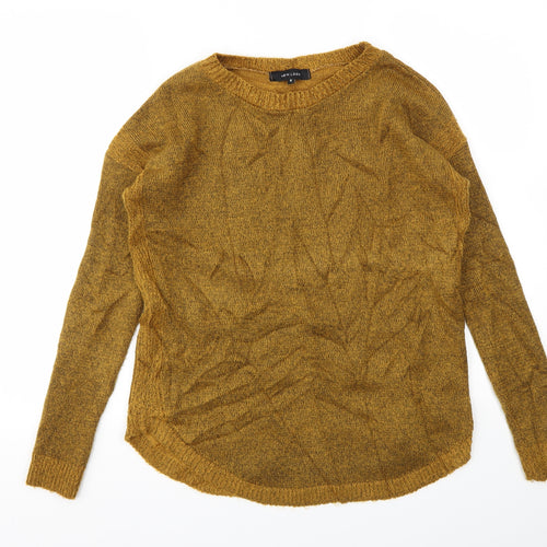 New Look Womens Yellow   Pullover Jumper Size 6