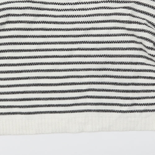 H&M Womens Multicoloured Striped  Pullover Jumper Size 6