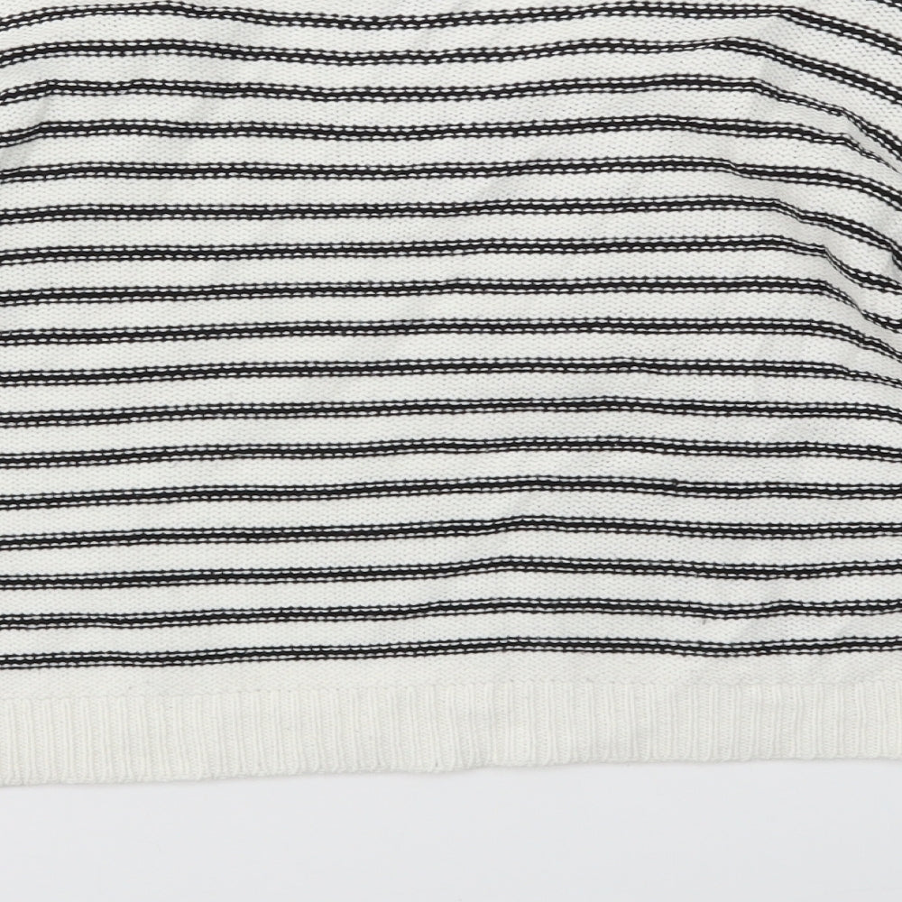 H&M Womens Multicoloured Striped  Pullover Jumper Size 6