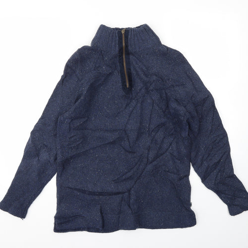 Peter Gribby Mens Blue   Full Zip Sweatshirt Size M