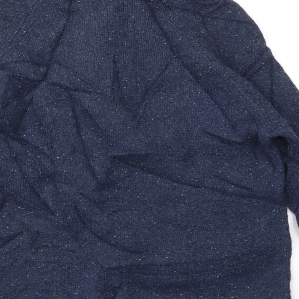 Peter Gribby Mens Blue   Full Zip Sweatshirt Size M