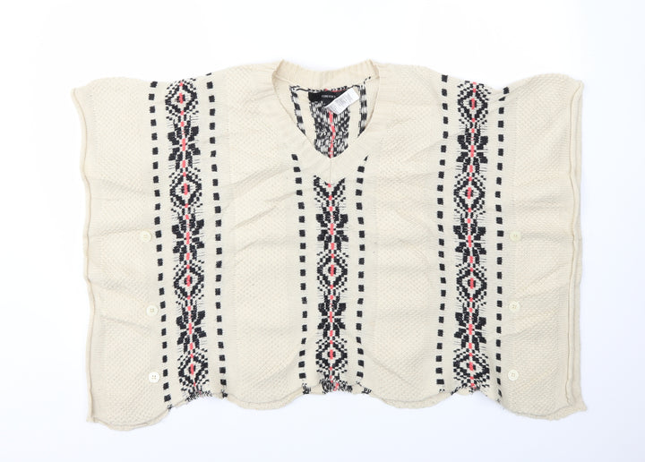 FOREVER 21 Womens Beige Pullover Jumper Size S