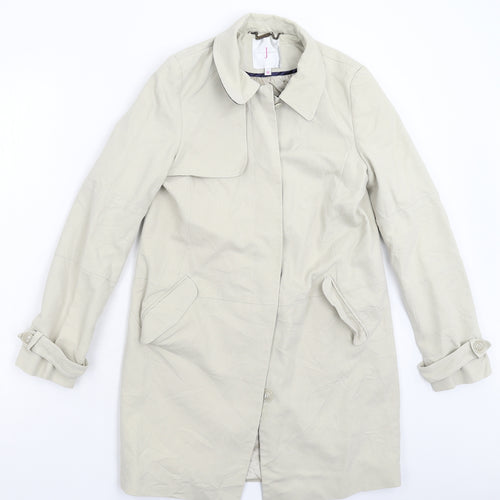 Jasper Conran Womens Beige   Pea Coat Coat Size 8