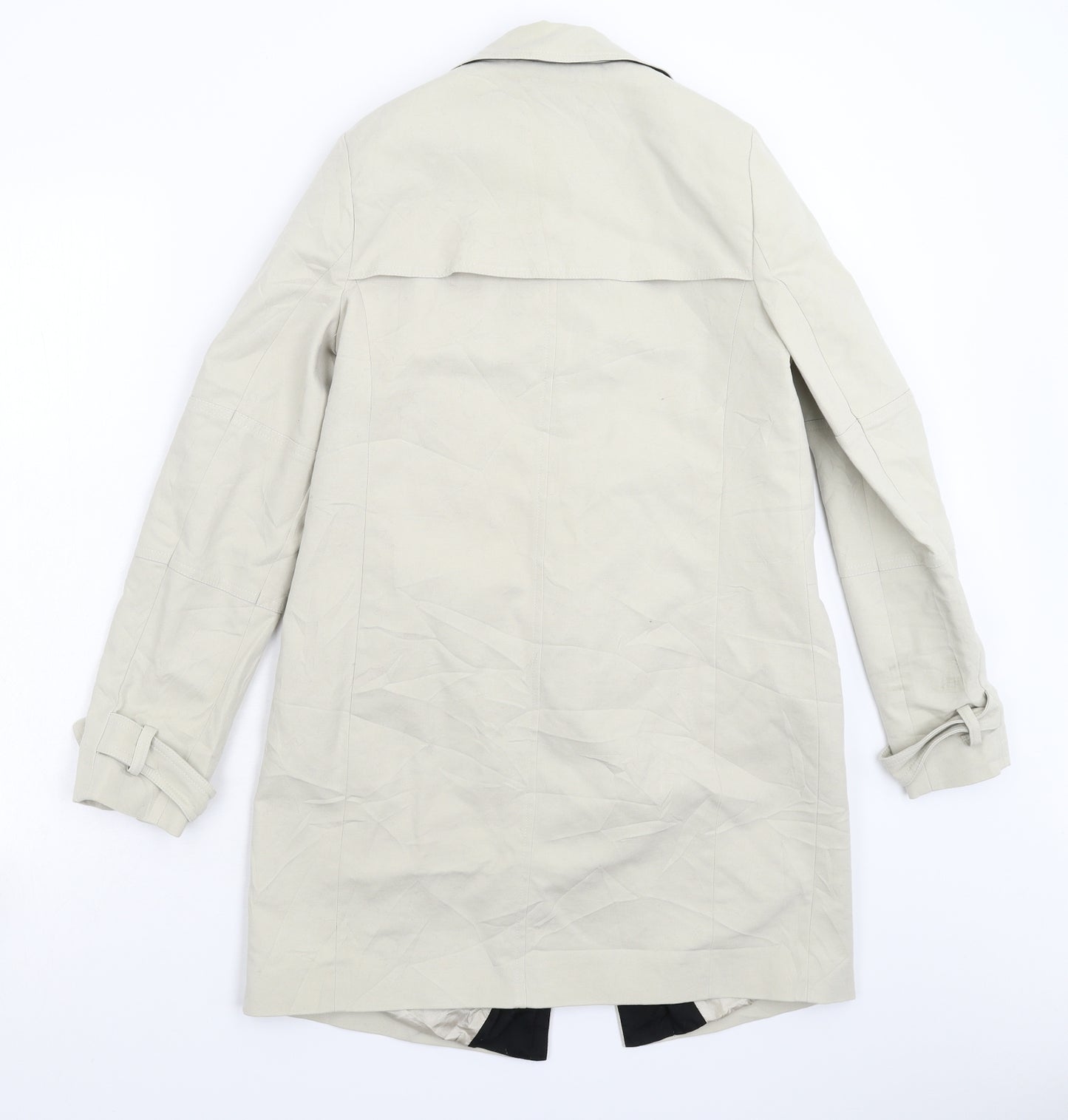 Jasper Conran Womens Beige   Pea Coat Coat Size 8