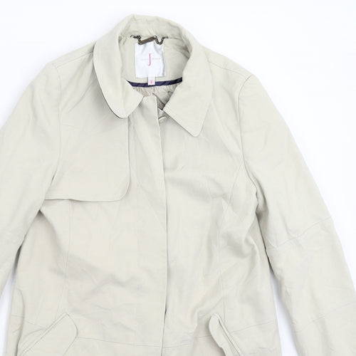 Jasper Conran Womens Beige   Pea Coat Coat Size 8
