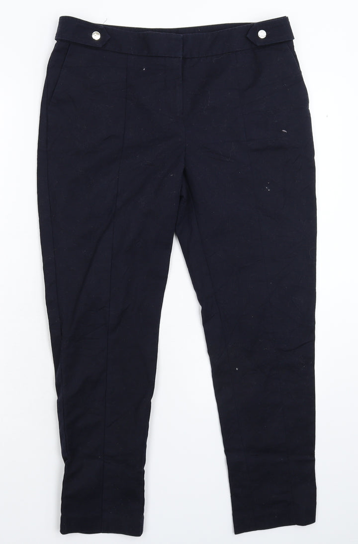 Oasis Womens Blue Trousers Size 12 L26 in