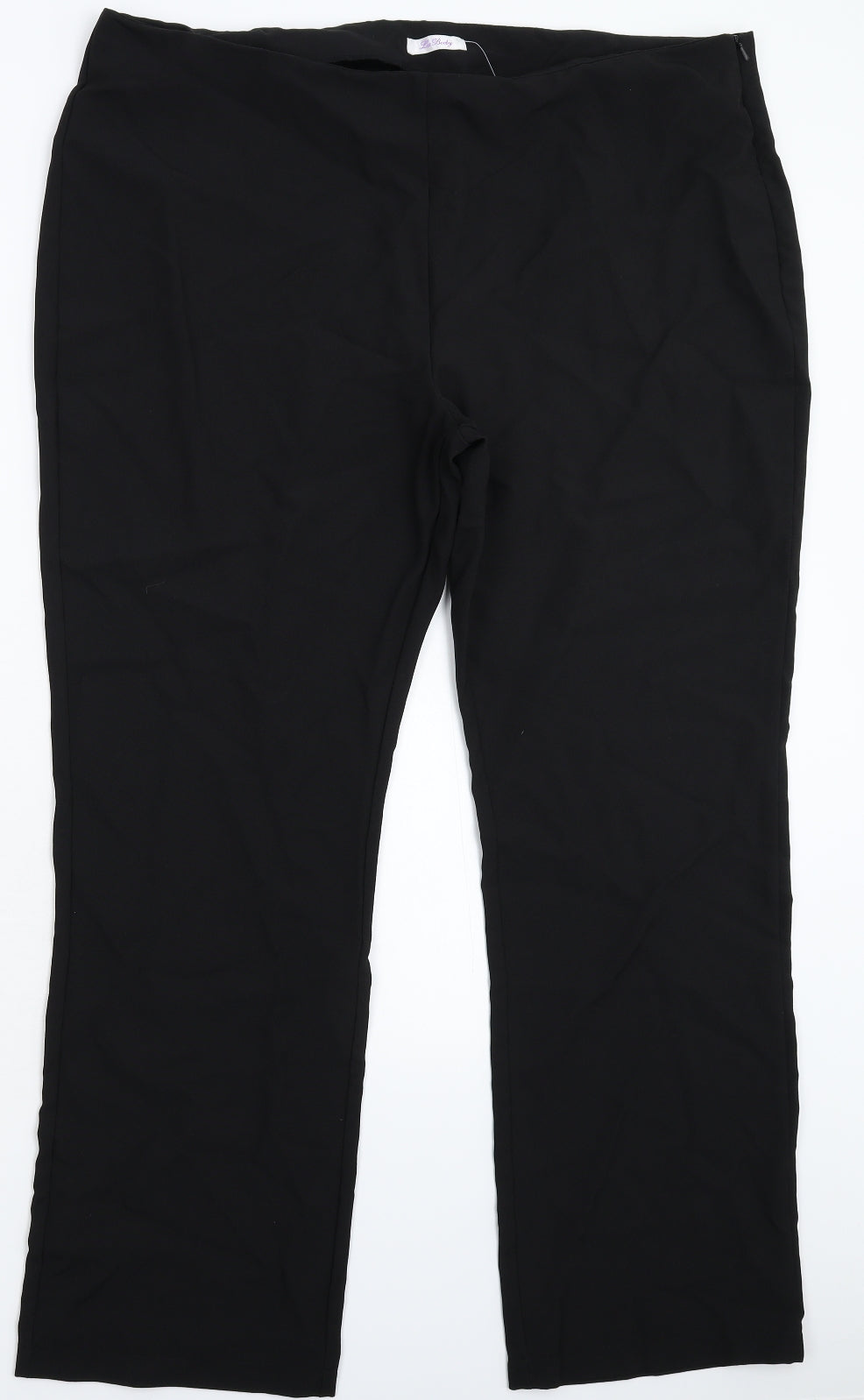 La Beeby Womens Black   Trousers  Size 20 L31 in