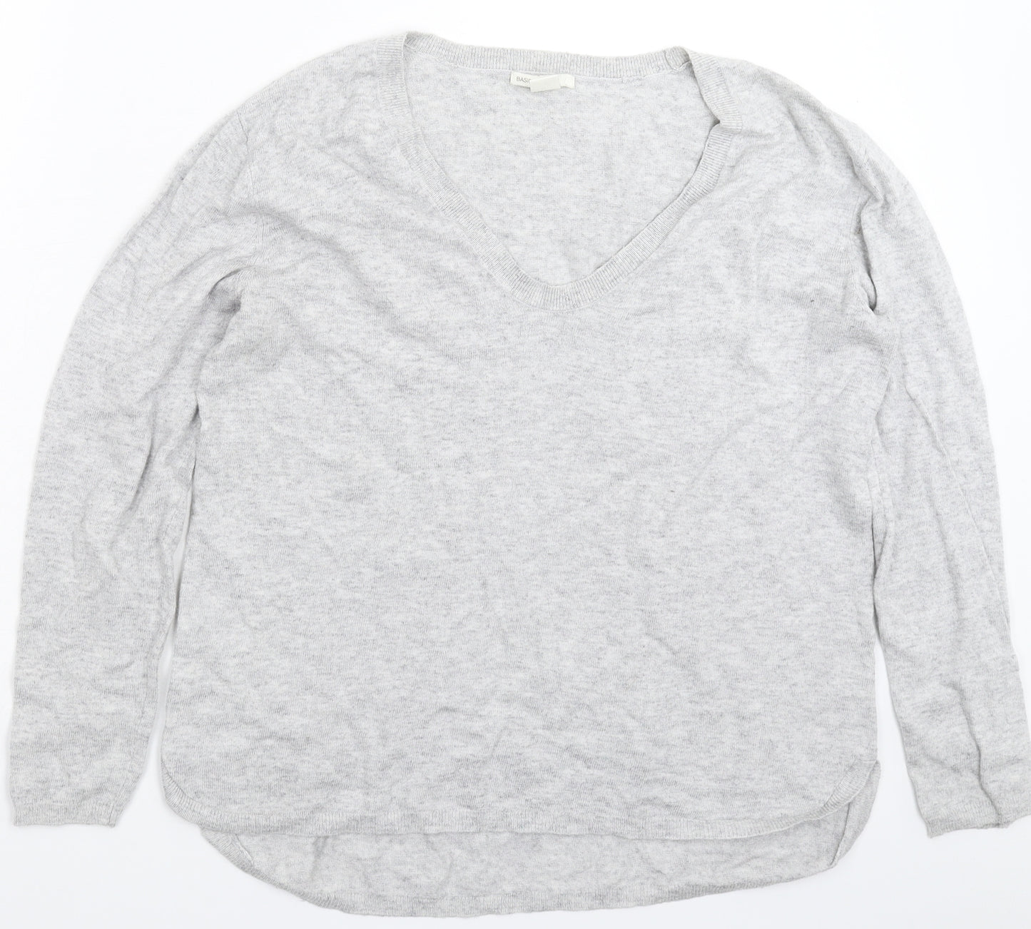H&M Womens Grey  Knit Pullover Jumper Size M  - Oversized