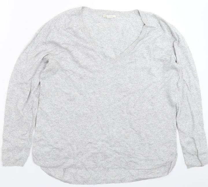 H&M Womens Grey  Knit Pullover Jumper Size M  - Oversized