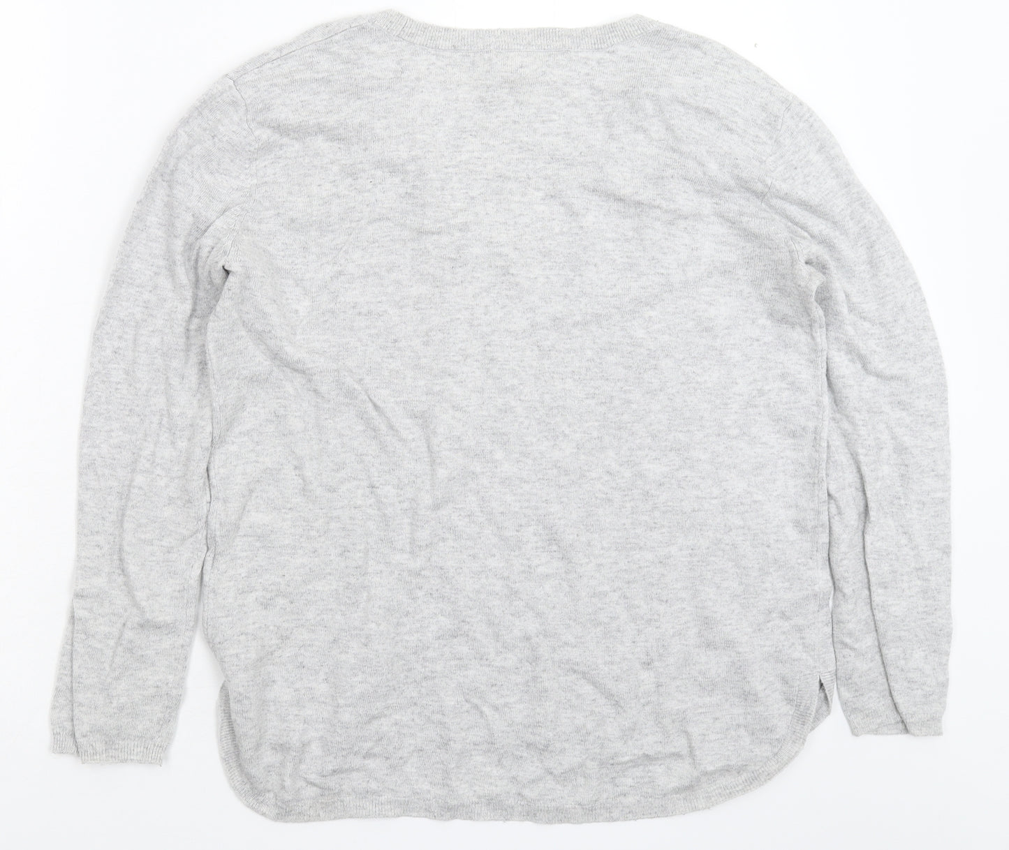 H&M Womens Grey  Knit Pullover Jumper Size M  - Oversized