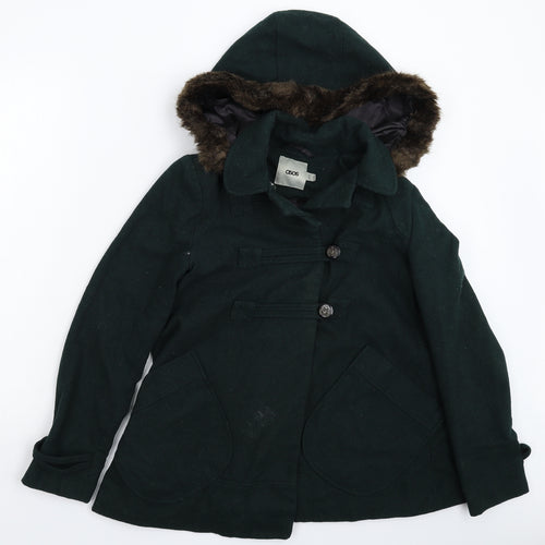 ASOS Womens Green   Jacket Coat Size 6