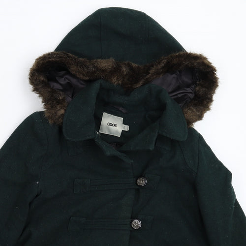 ASOS Womens Green   Jacket Coat Size 6