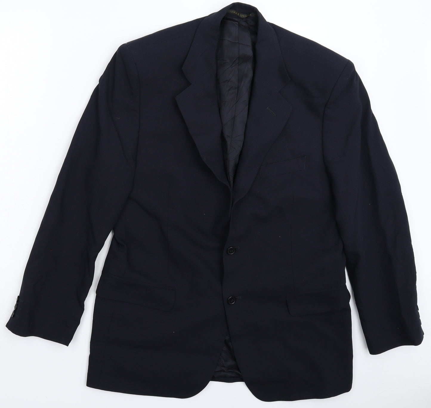 Marks and Spencer Mens Blue   Jacket Suit Jacket Size 40