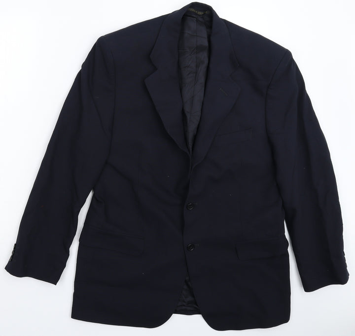 Marks and Spencer Mens Blue   Jacket Suit Jacket Size 40