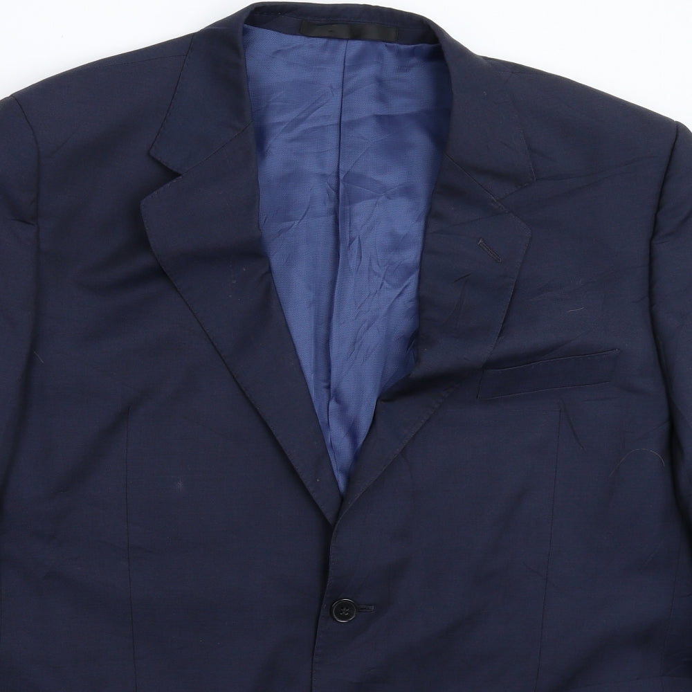 Marks and Spencer Mens Blue   Jacket Suit Jacket Size 46
