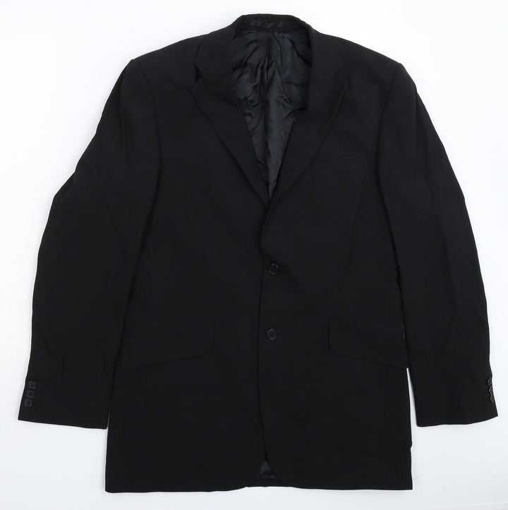 Karl Jackson  Mens Black   Jacket Suit Jacket Size 40