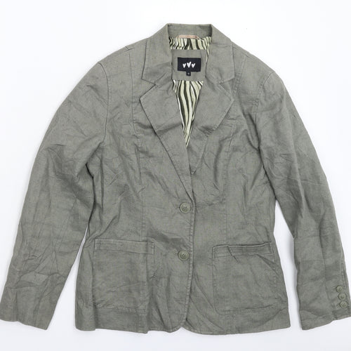 Per Una Womens Grey   Jacket Blazer Size 12