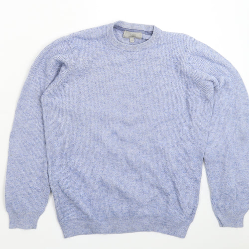 Marks and Spencer Mens Blue  Knit Pullover Jumper Size S