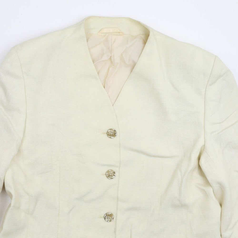 Planet Womens White   Jacket Blazer Size 14