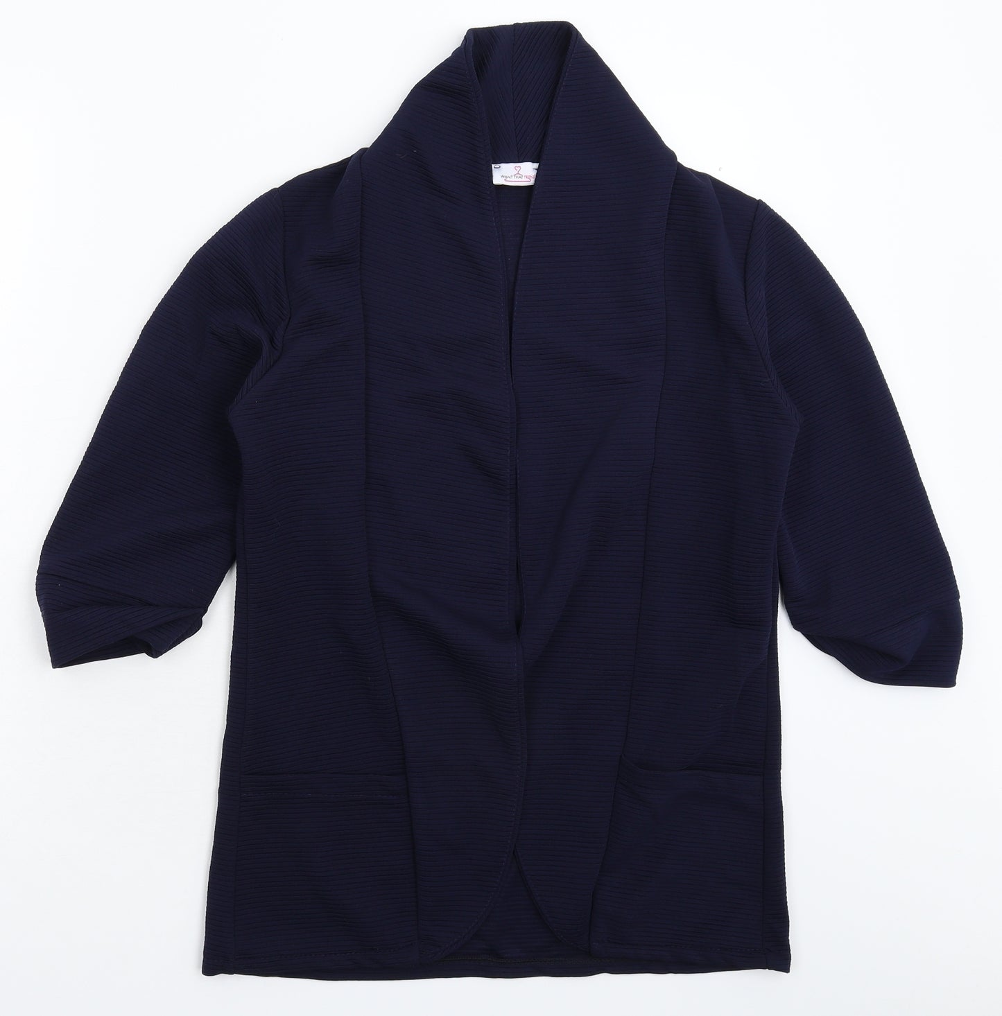 Want That Trend Womens Blue   Jacket  Size XL