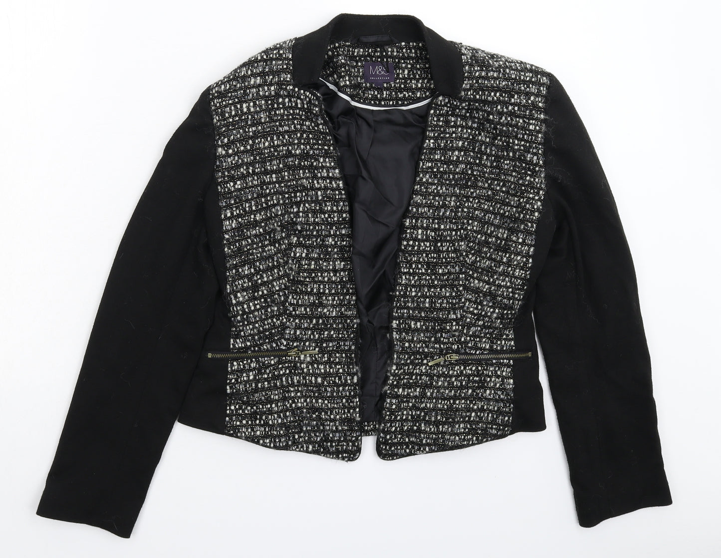 Marks and Spencer Womens Blue   Jacket Blazer Size 8