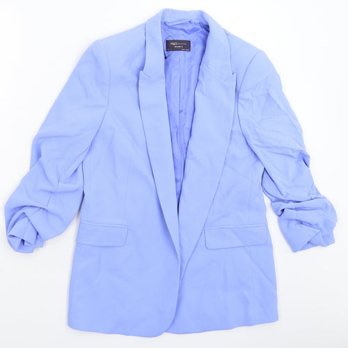 Marks and Spencer Womens Blue   Jacket Blazer Size 10