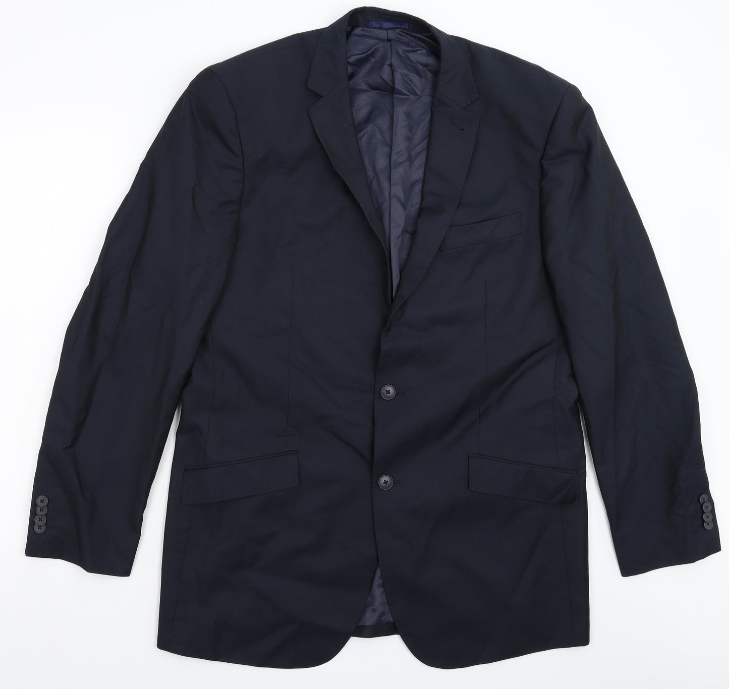 F&F Mens Blue   Jacket Suit Jacket Size 44