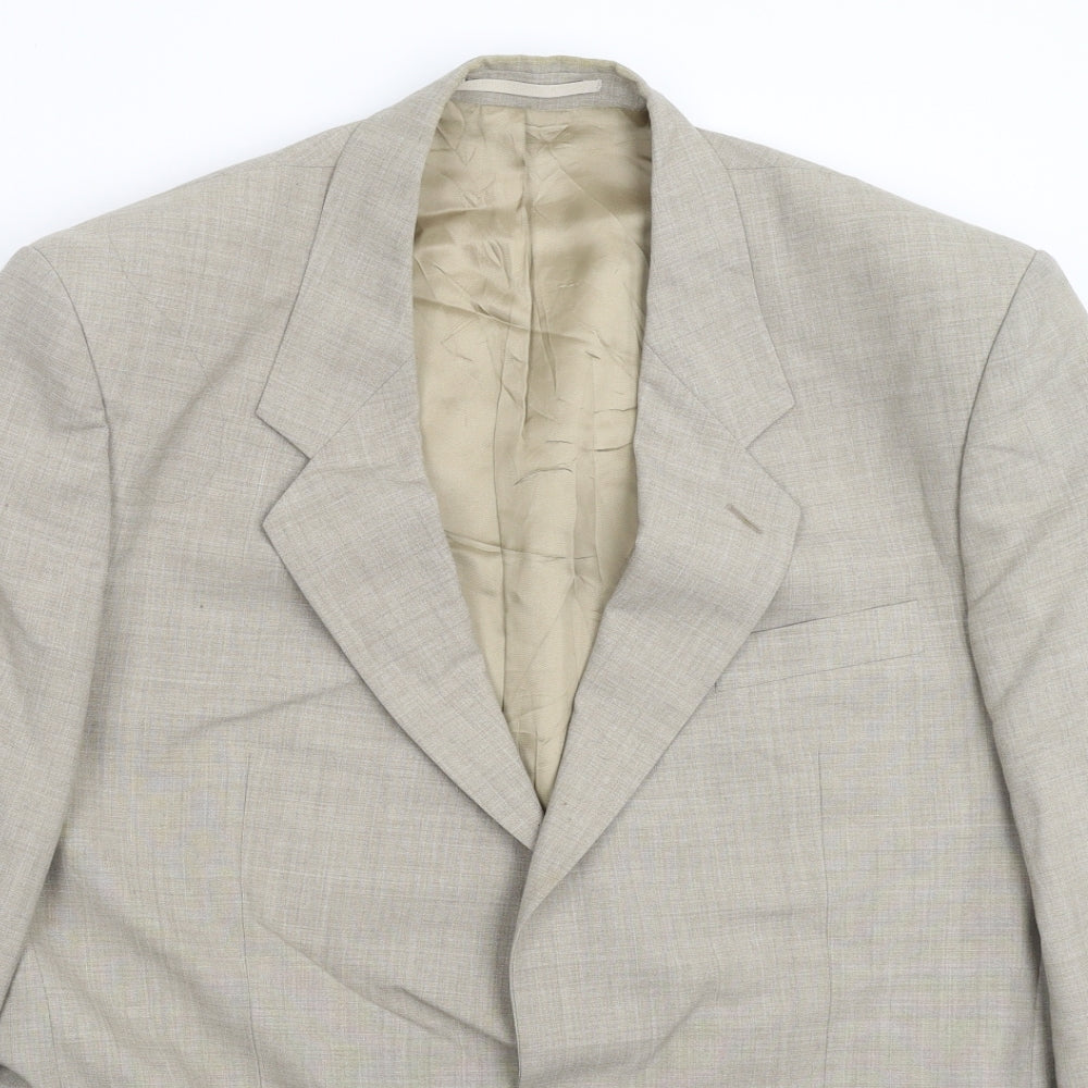 Varteks Mens Grey   Jacket Suit Jacket Size 44