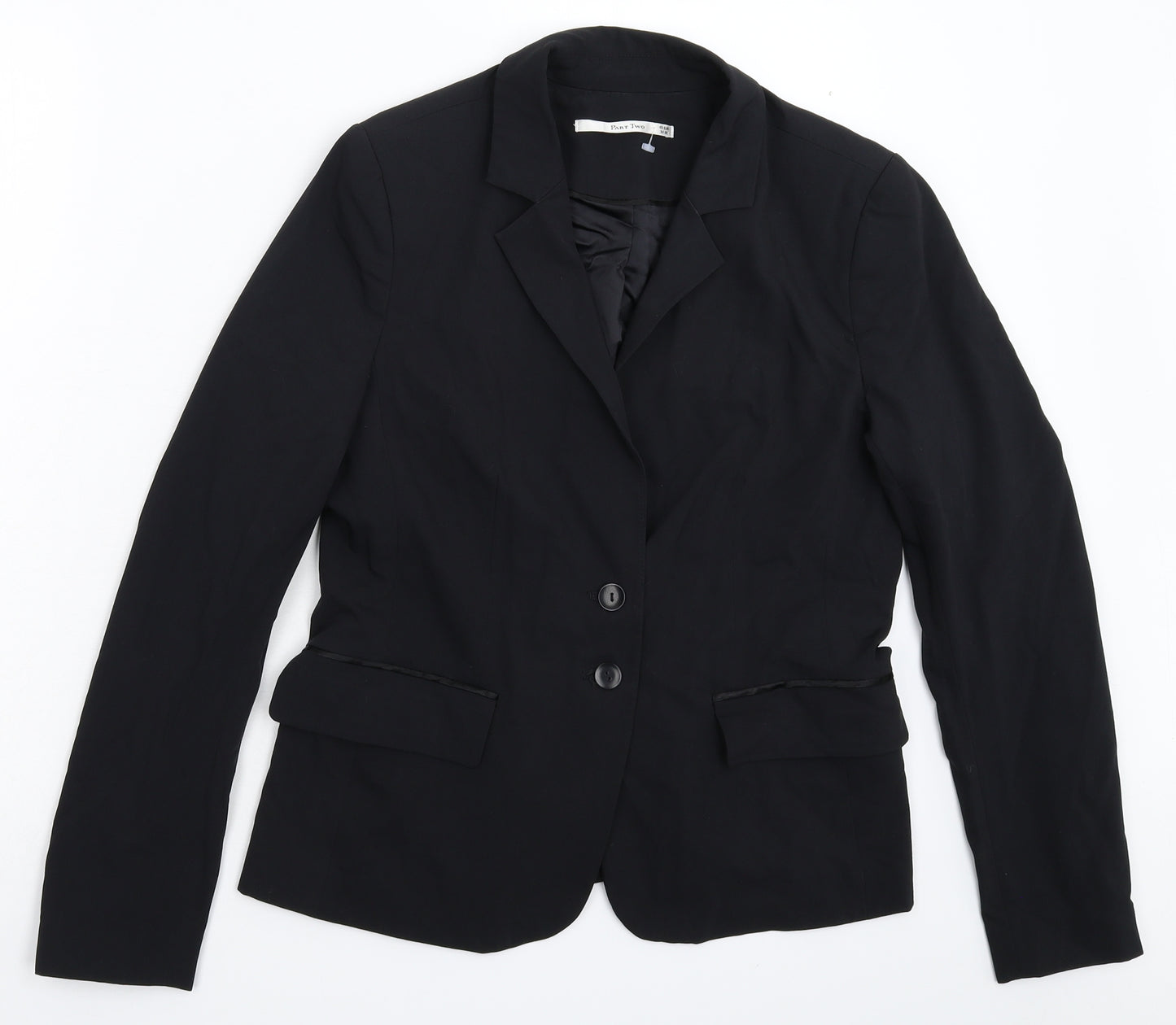 Part Two Womens Black   Jacket Suit Jacket Size 14