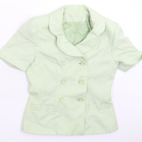 Preworn Womens Green   Jacket Blazer Size M
