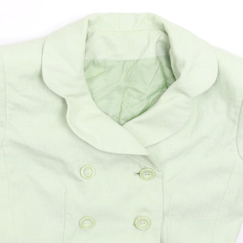 Preworn Womens Green   Jacket Blazer Size M