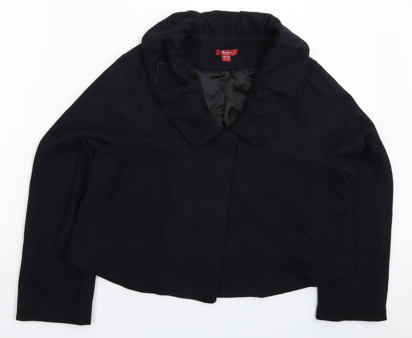 Monsoon Womens Black   Jacket Blazer Size 18