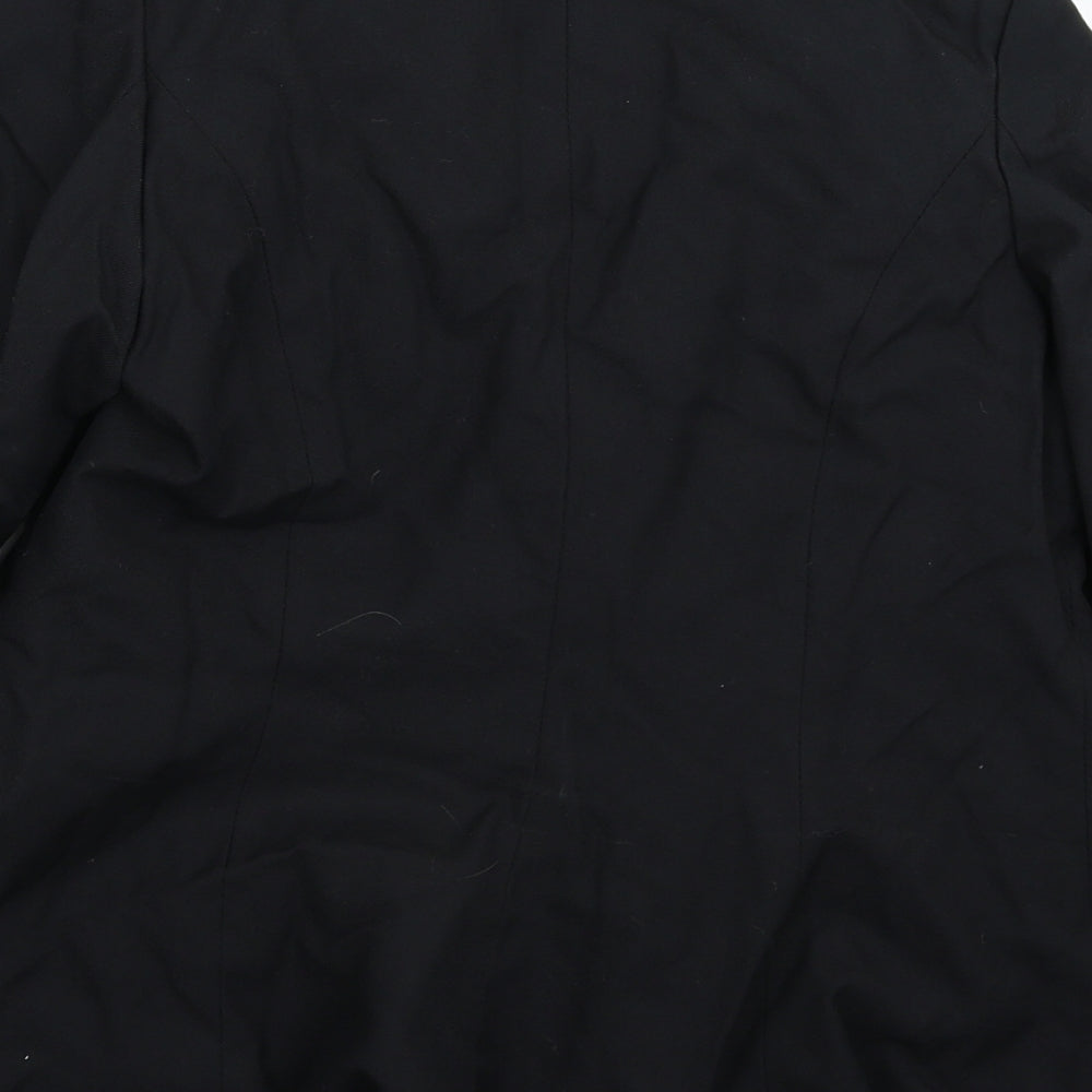 Preworn Girls Black   Jacket Blazer Size 13-14 Years