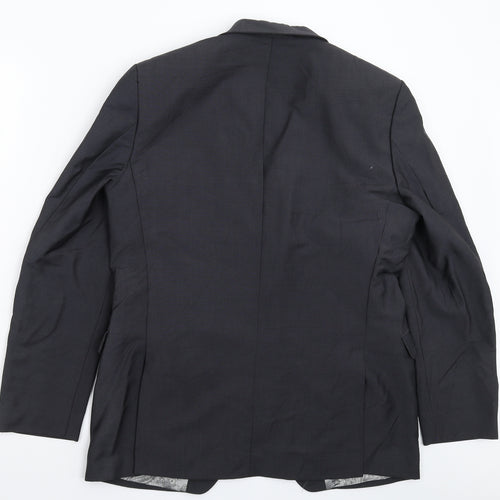 WILVORST Mens Grey   Jacket Suit Jacket Size 40