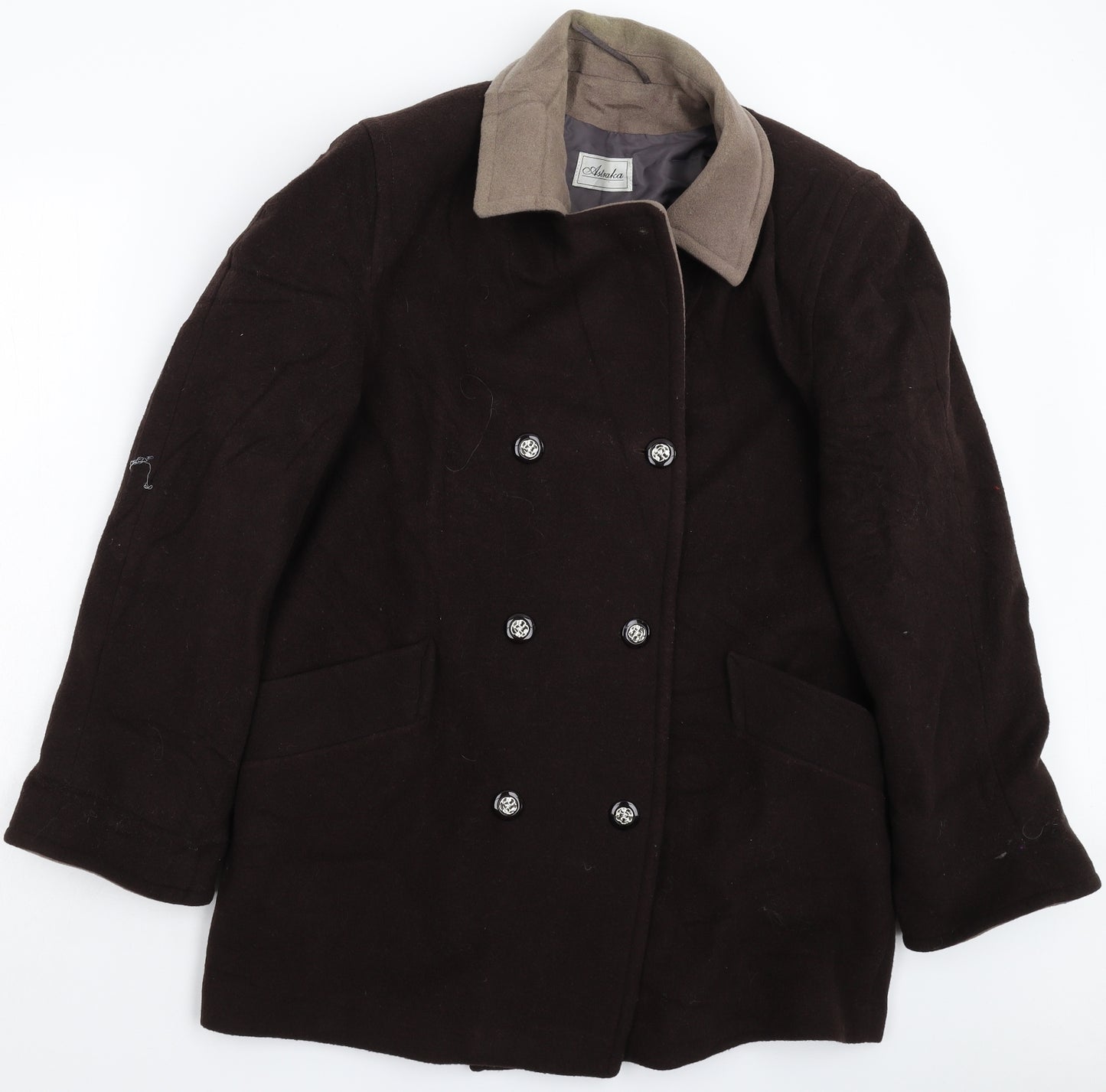 Astraka Womens Grey   Jacket Coat Size 16  - Oversized