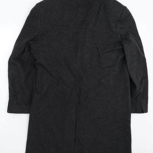 Horne Brother Mens Grey   Overcoat Coat Size M