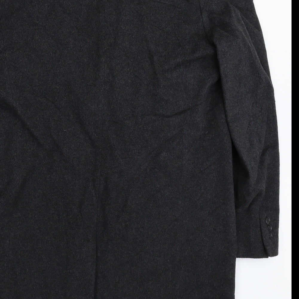 Horne Brother Mens Grey   Overcoat Coat Size M