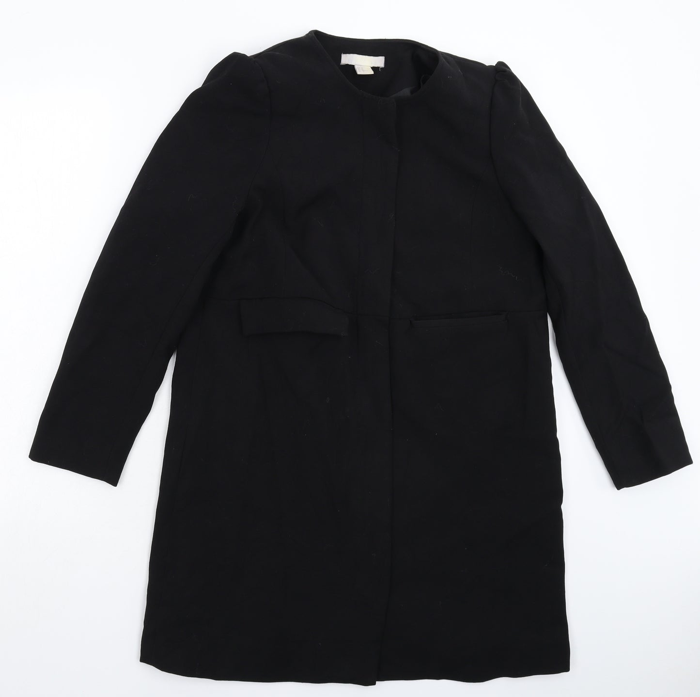 H&M Womens Black   Jacket Blazer Size 14