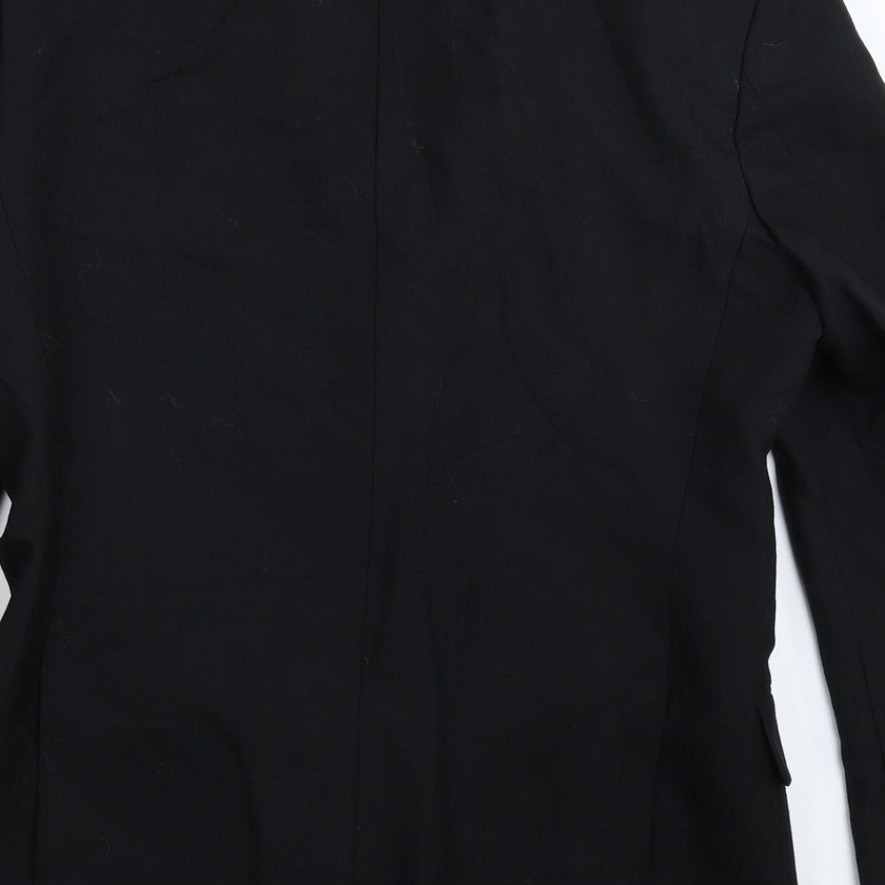 Grosvenor Mens Black   Jacket Suit Jacket Size 36