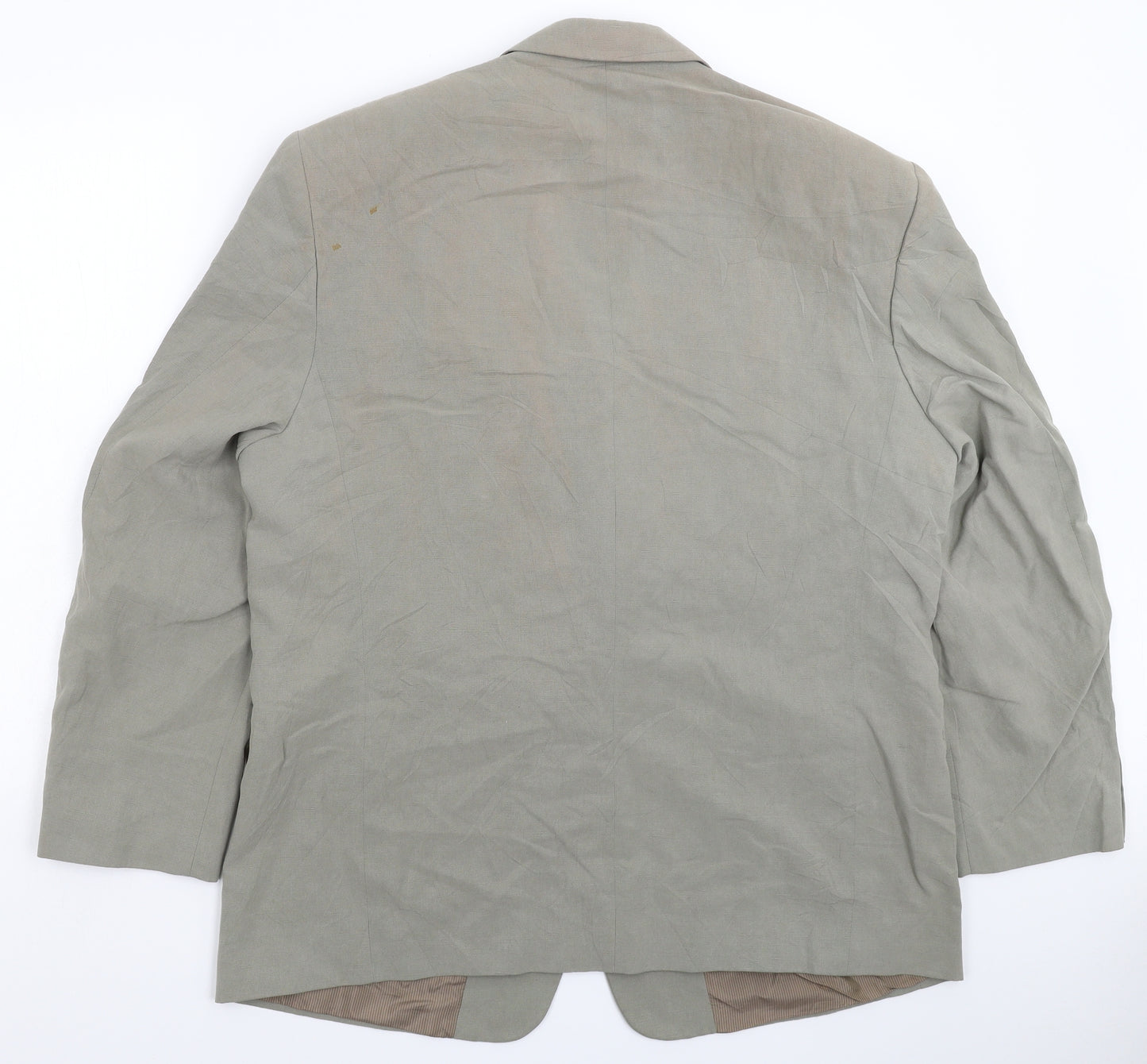 Armando Mens Grey   Jacket Suit Jacket Size 48