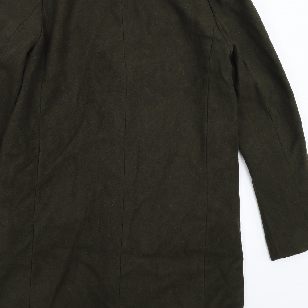 New Look Womens Green   Pea Coat Coat Size 10
