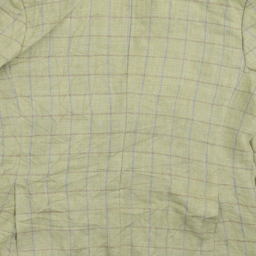 Hephys Mens Beige Check  Jacket Blazer Size 44