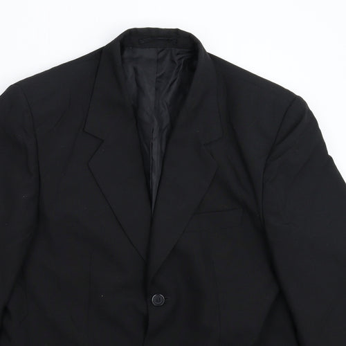 Modern Classics Mens Black   Jacket Suit Jacket Size 38