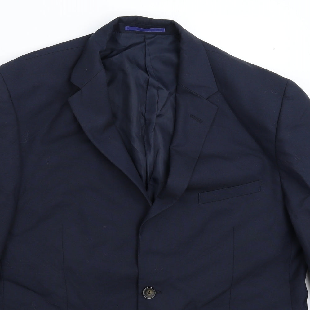 Marks and Spencer Mens Blue   Jacket Suit Jacket Size 42